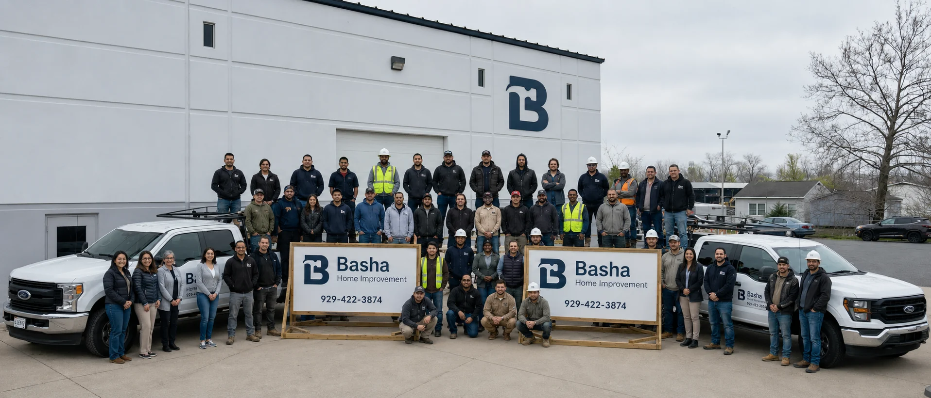 The Basha Home Improvement team