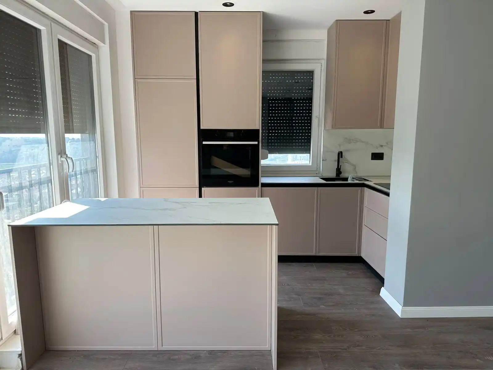Completed custom kitchen renovation, portfolio view 13